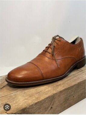 COLE HAAN | Williams Cap Toe Oxfords British Tan brown Sz 10M